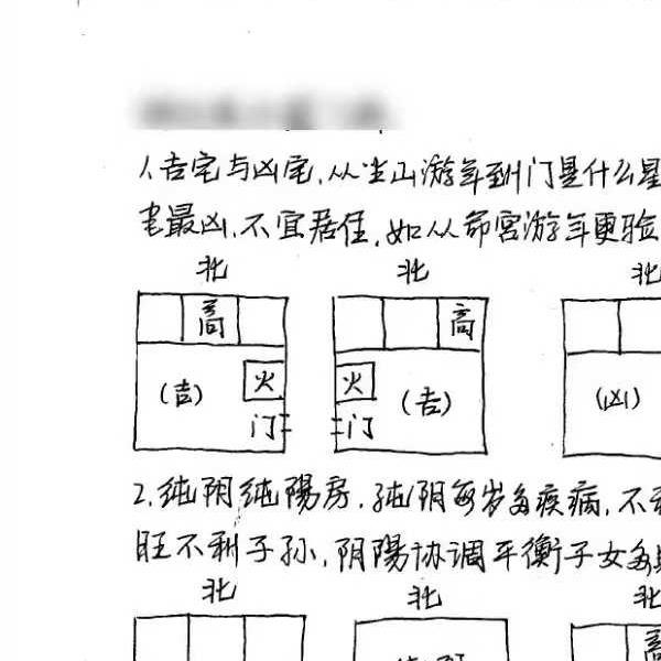 绝秘阳宅手写笔记资料 弟子班绝密资料8套合集 共365页