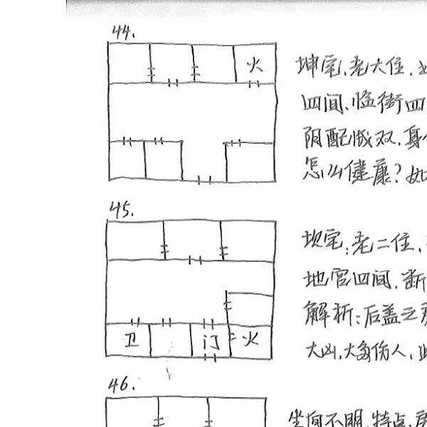 绝秘阳宅手写笔记资料 弟子班绝密资料8套合集 共365页