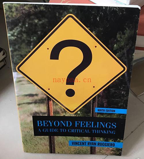 绝版：Beyond Feelings-A Guide to Critical Thinking