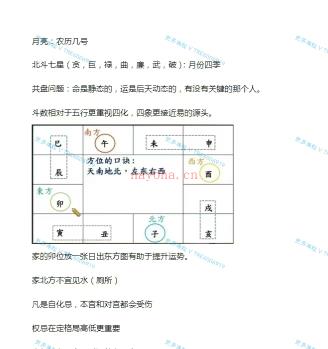 (紫微斗数)陈小飞 钦天四化 紫微斗数学习笔记67页 PDF电子版