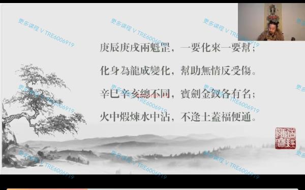 (盲派八字)灯明易海《盲派八字探秘花根赋》20集 盲派命理 视频课程