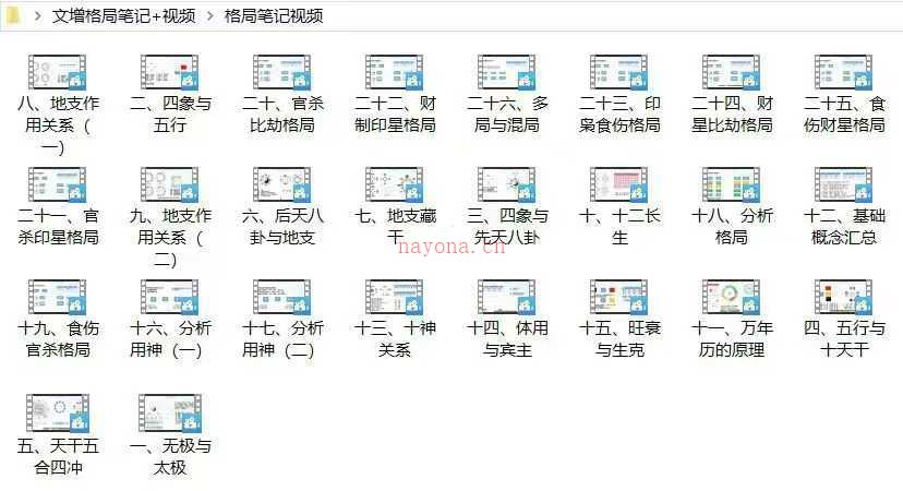 ：文曾老师《格局班》26集，高清视频➕讲义