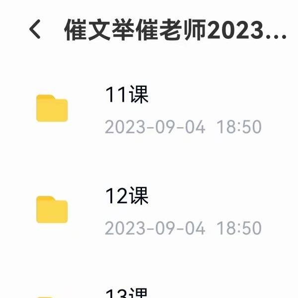 崔文举2023年新课视频10集24小时