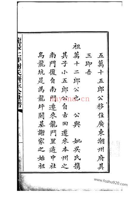 【龙岩上坪谢氏齐玉公世谱】不分卷_N4159.pdf