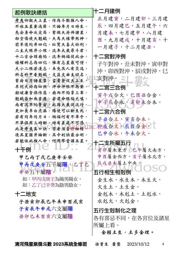 徐曾生《紫微斗数全书》123页.PDF电子版