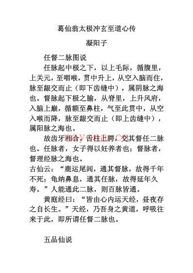 葛仙翁太极冲玄至道心传.pdf