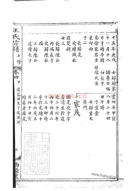 【太湖西源里王氏宗谱】六卷_首三卷_001_N15131.pdf