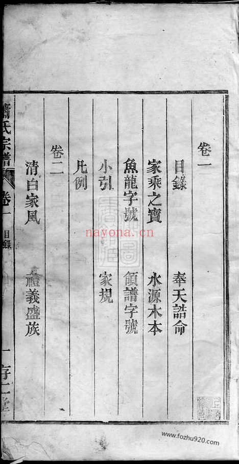 【濡须萧氏宗谱】六卷（安徽无为家谱）_N8271.pdf