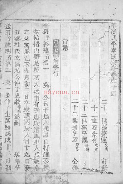 【华溪武平李氏宗谱】（永康家谱）_N5968.pdf