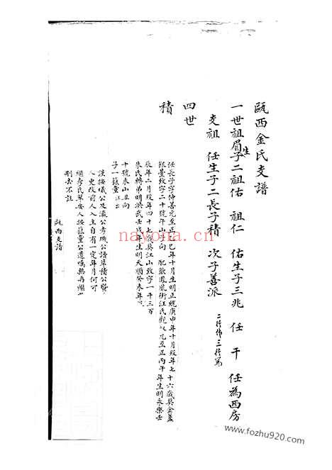 【瓯西眉公金氏族谱】不分卷（休宁家谱）_N7086.pdf