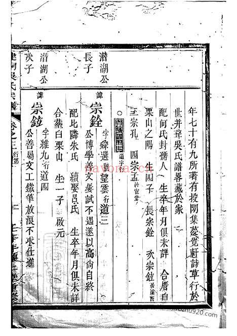 【严陵建桐溪西宦堂九保吴氏宗谱】（桐庐家谱）_N6361.pdf