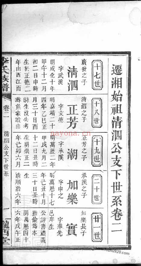 【李氏族谱】（湘阴家谱）_N6120.pdf