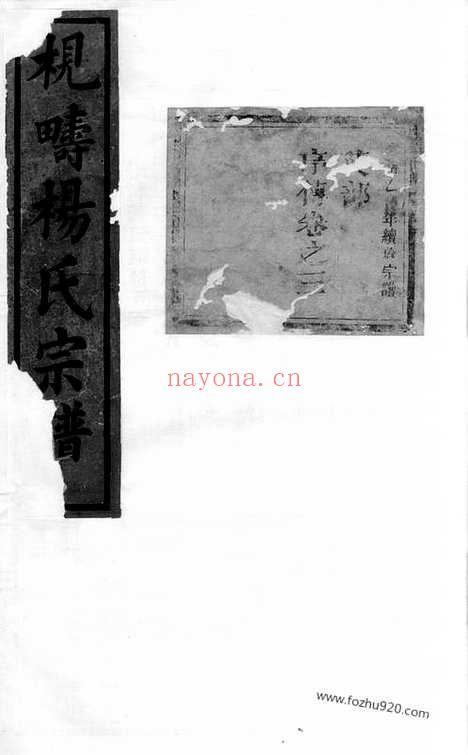 【枧畴杨氏宗谱】（义乌家谱）_N2256.pdf