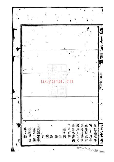 【黎氏族谱】（长沙家谱）_N3192.pdf