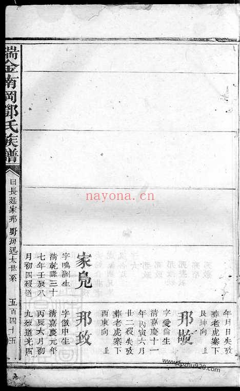 【瑞金南冈邓氏族谱】不分卷_N3027.pdf