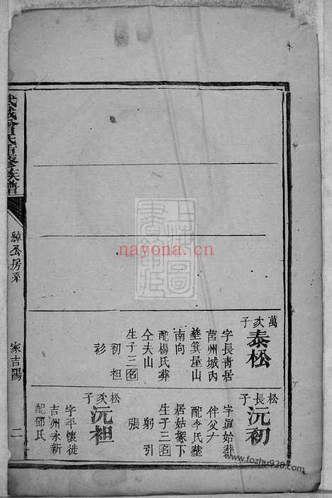 【武城曾氏重修族谱】不分卷（湖南家谱）_N1381.pdf