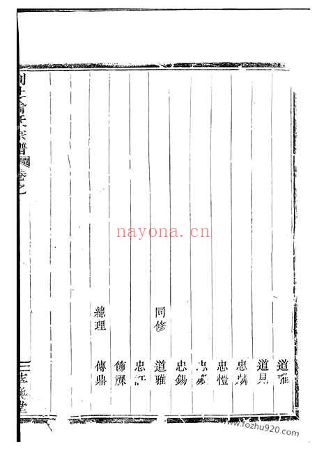 【剡北喻宅喻氏宗谱】四卷（浙江嵊县家谱）_N1007.pdf