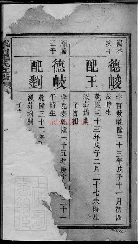 【上湘城南龙氏支谱】（湘乡家谱）_N3894.pdf