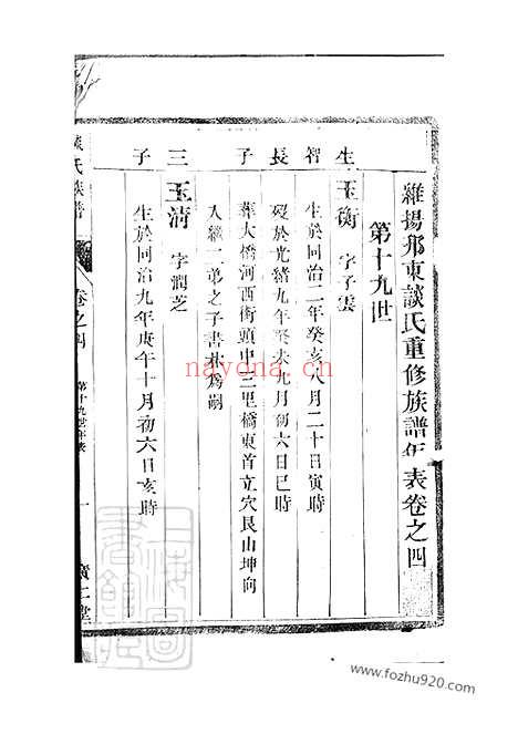 【维扬邗东谈氏重修族谱】（扬州家谱）_N3575.pdf