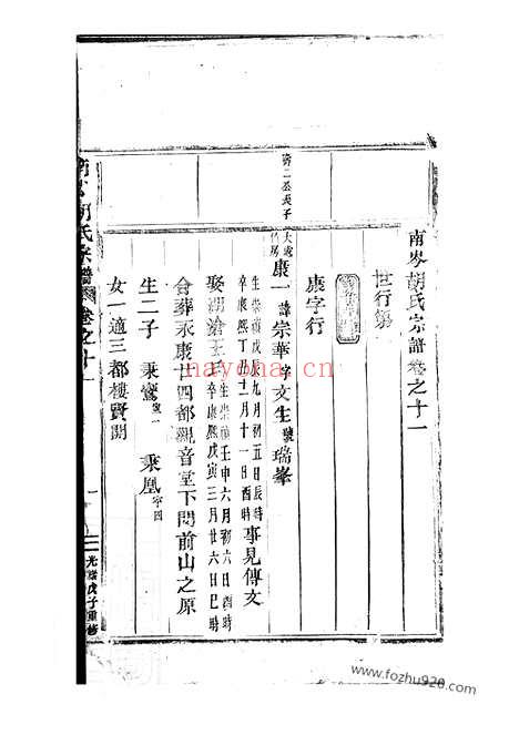 【南岑胡氏重修宗谱】（东阳家谱）_N7465.pdf