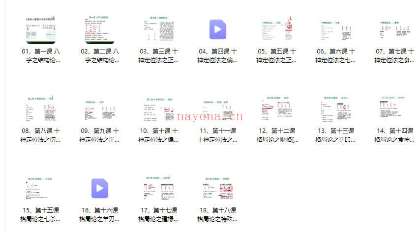 郅朔《高级八字格局》18集视频课程