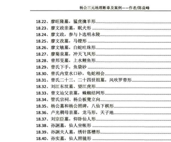 陈益峰-杨公三元地理《 断章及案例》 -神秘学领域最全