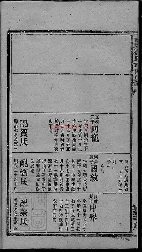 【古塘何氏六修族谱】（湖南家谱）_N6565.pdf