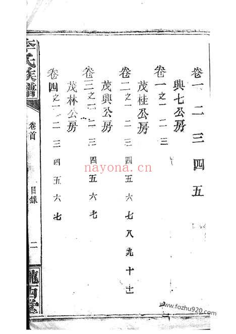 【毛田李祠家乘】八卷_首四卷（巴陵家谱）_N5943.pdf