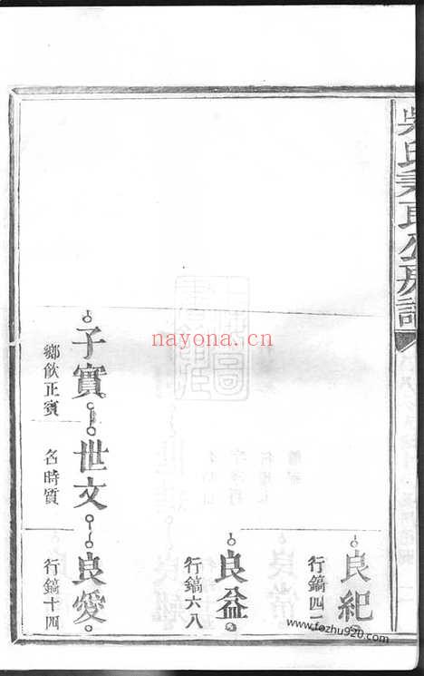 【吴氏秉良公六修房谱】十八卷附一卷  （江西宜黄家谱）_N8529.pdf