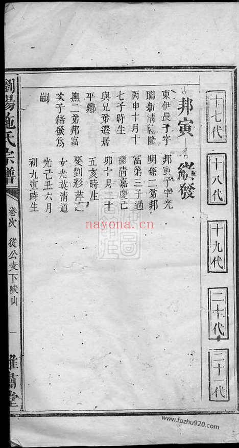 【浏阳施氏宗谱】不分卷（浏阳家谱）_N7735.pdf