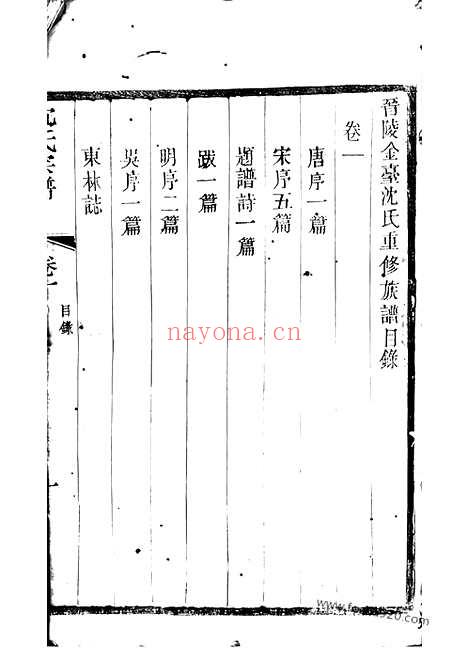 【晋陵金台沈氏重修族谱】十四卷_N6827.pdf