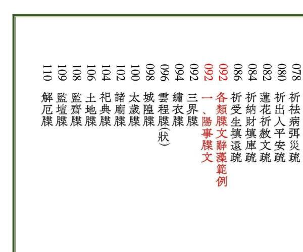 《道教表疏申状榜牒文检卷》 -神秘学领域最全