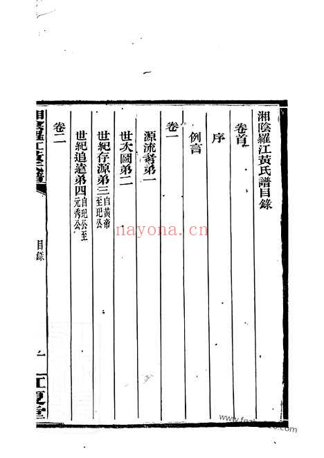 【湘阴罗江黄氏谱】四十五卷_首一卷_末一卷_N0264.pdf