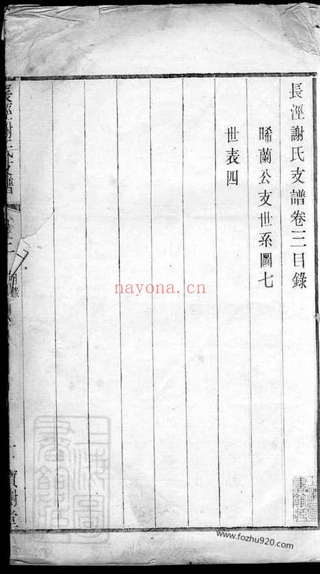 【长泾谢氏支谱】（江阴家谱）_N4089.pdf