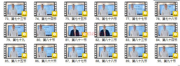 易仝老师《四柱八字高级班》教学视频90集