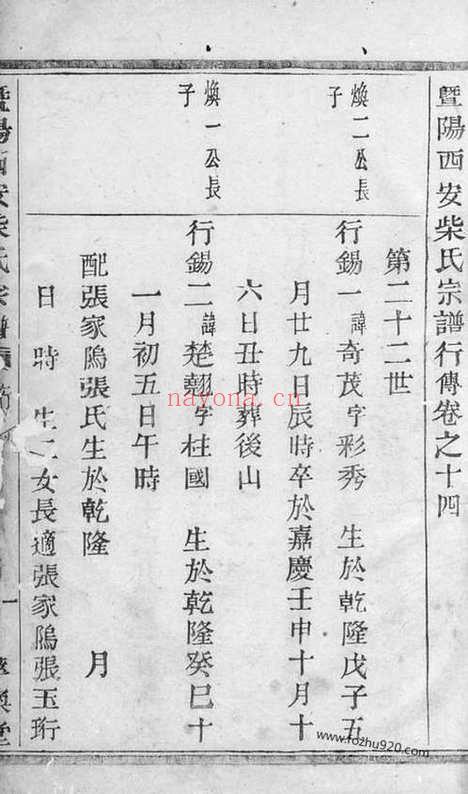 【暨阳西安柴氏宗谱】（诸暨家谱）_N4889.pdf