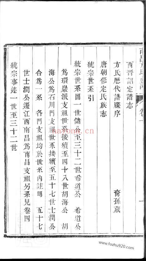 【南昌方氏支谱】四卷_首一卷（江西南昌家谱）_N1984.pdf