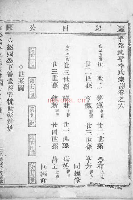 【华溪武平李氏宗谱】（永康家谱）_N5969.pdf