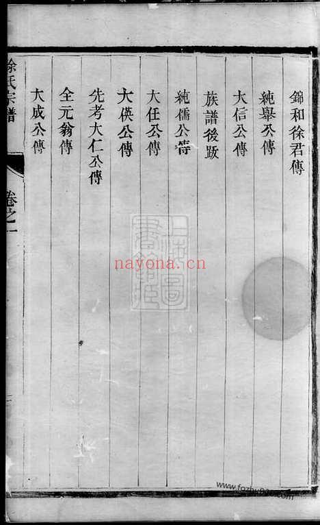 【润东徐氏宗谱】十四卷（润州家谱）_N5164.pdf