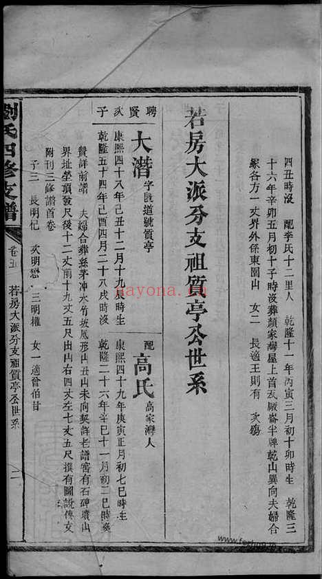 【刘氏四修支谱】（湖南家谱）_N3370.pdf