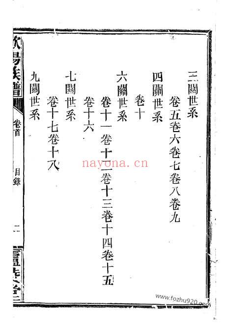 【欧阳族谱】十八卷_首一卷（巴陵家谱）_N3168.pdf