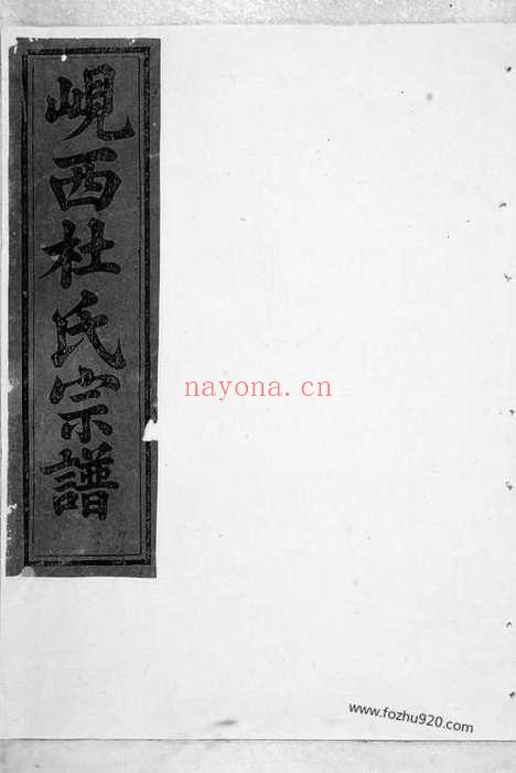 【岘西杜氏宗谱】（东阳家谱）_N5874.pdf