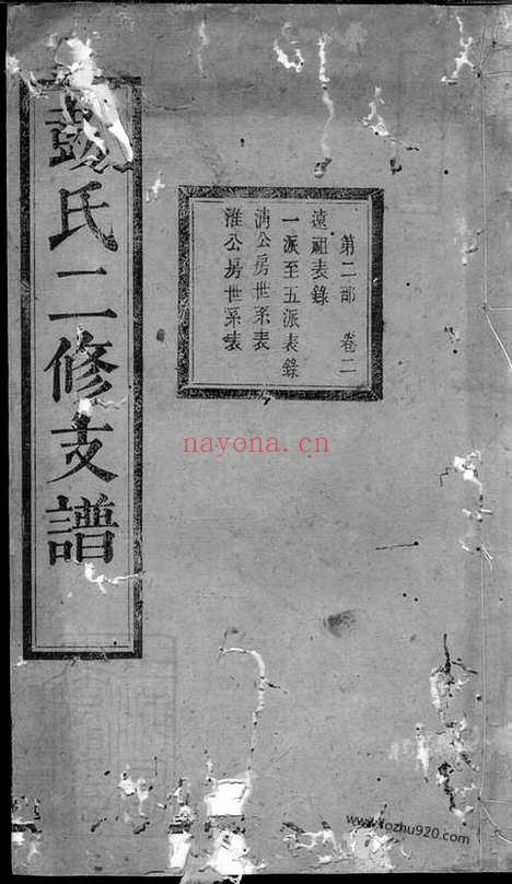 【彭氏二修支谱】（湘乡家谱）_N0804.pdf