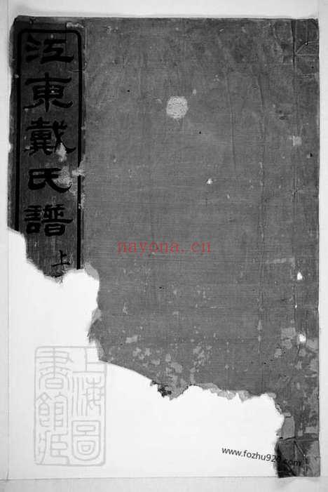 【江东戴氏谱】十卷_首一卷（鄞县家谱）_N3956.pdf