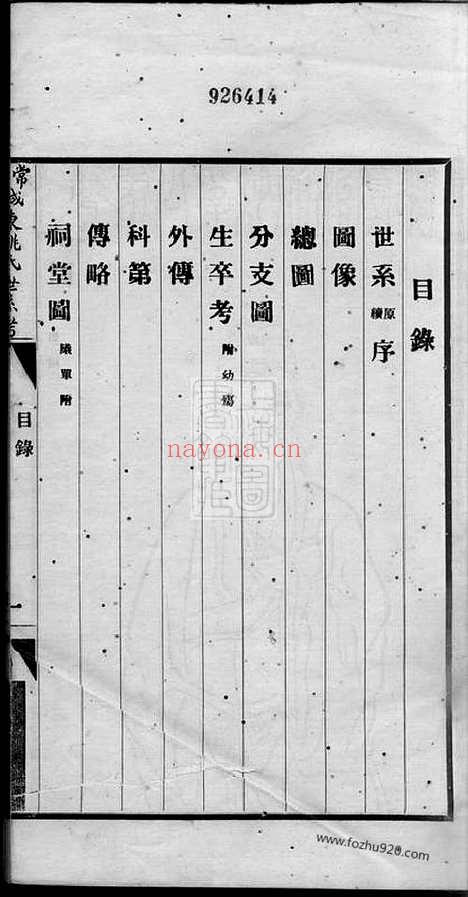 【常熟城东姚氏世系考】不分卷_N4637.pdf