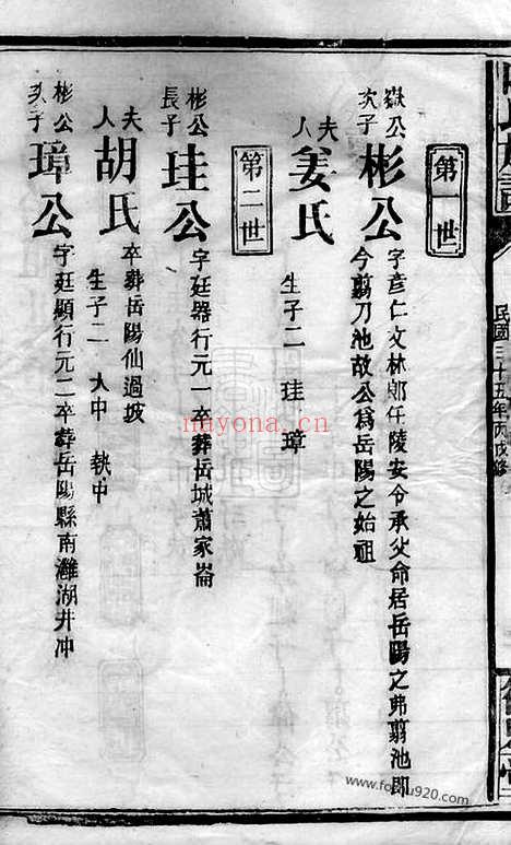 【陈氏族谱】（岳阳家谱）_N0046.pdf