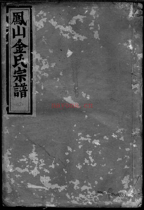 【凤山金山宗谱】（义乌家谱）_N7123.pdf