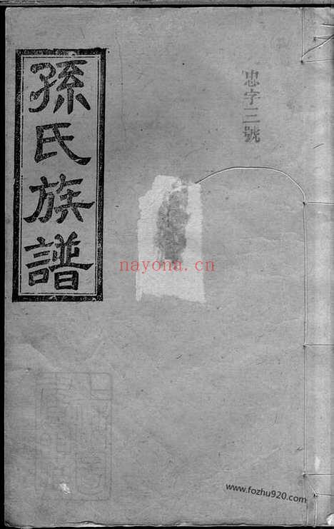 【孙氏四修族谱】十八卷_首一卷_末一卷（湖南汉寿家谱）_N8225.pdf