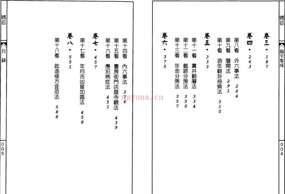 餐霞道人 姚廷銮《阳宅集成-看宅十八法》316页.PDF电子版