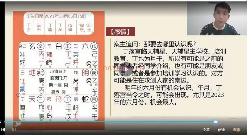 文易复兴奇门遁甲实战特训营（第二期）视频12集